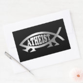 Evolutie - Atheïst Rechthoekige Sticker (Envelop)