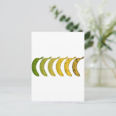 Evolutie bananen briefkaart (Staand voorkant)