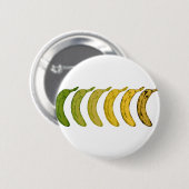 Evolutie bananen ronde button 5,7 cm (Voorkant /achterkant)
