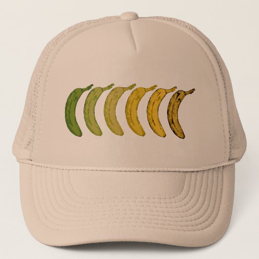 Evolutie bananen trucker pet (Voorkant)