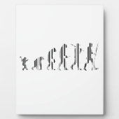 EVOLUTIE BAR CODE Darwin Barcode Patroon Ontwerp Fotoplaat (Voorkant)