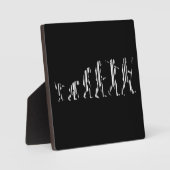 EVOLUTIE BAR CODE Darwin Barcode Patroon Ontwerp Fotoplaat (Voorkant)