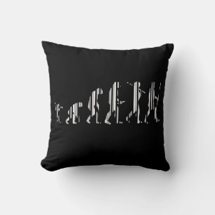 EVOLUTIE BAR CODE Darwin Barcode Patroon Ontwerp Kussen