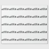 Evolutie basketbal voor rolstoelen cadeaupapier (Vlak)