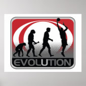 Evolutie Basketball Poster (Voorkant)