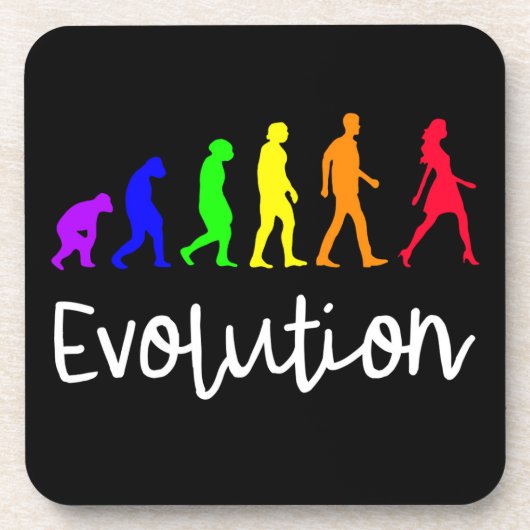 Evolutie Bier Onderzetter (Voorkant)