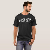 Evolutie Bowling Bowling Bowler Bowl T-shirt (Voorkant volledig)