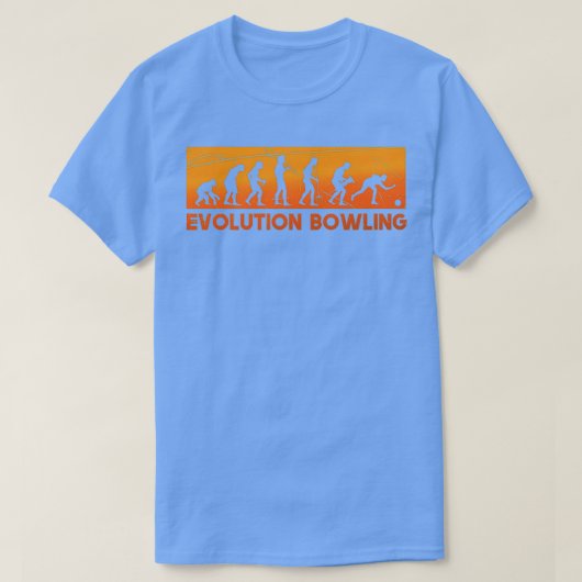 Evolutie Bowling Gift T T-shirt (Design voorkant)