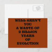 evolutie briefkaart (Voorkant / Achterkant)