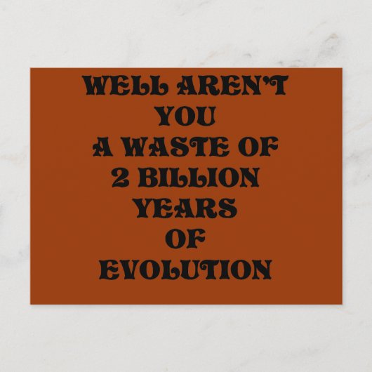 evolutie briefkaart (Voorkant)