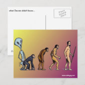 evolutie briefkaart (Voorkant / Achterkant)