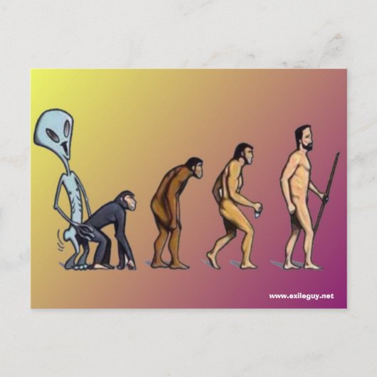 evolutie briefkaart (Voorkant)