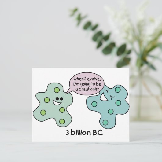 Evolutie Briefkaart (Staand voorkant)