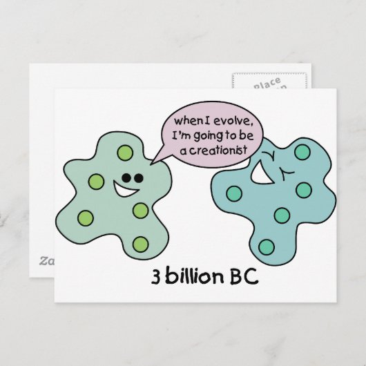 Evolutie Briefkaart (Voorkant / Achterkant)