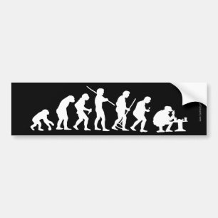 Evolutie... Bumpersticker