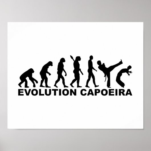 Evolutie Capoeira Poster (Voorkant)