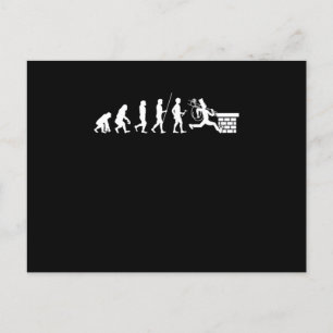 Evolutie Chimney Sweep Sweeping Gift Briefkaart