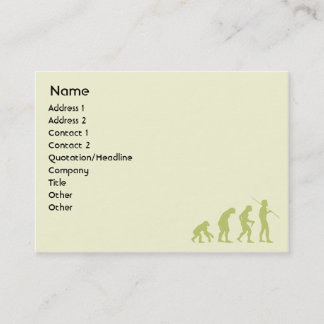 Evolutie - Chubby Visitekaartje