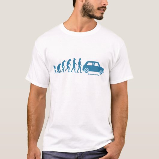 Evolutie Classic Mini T Shirt (Voorkant)