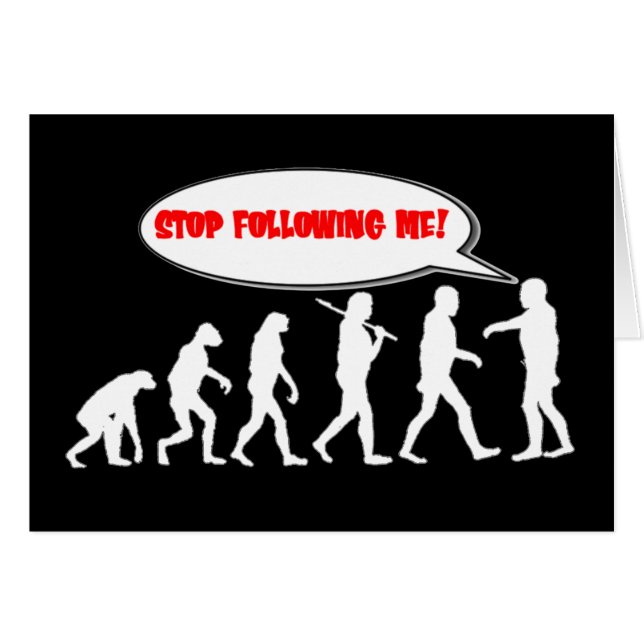 Evolutie/Creatiestop na mij (Voorkant Horizontaal)