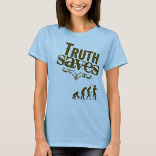 Evolutie (dames) t-shirt