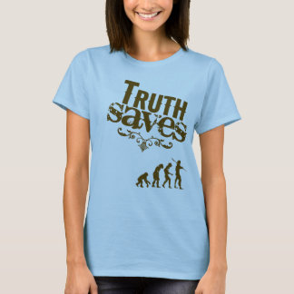 Evolutie (dames) t-shirt