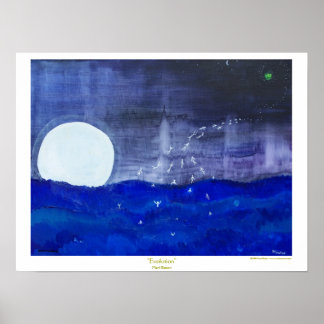 "Evolutie" door Mark Easton Poster