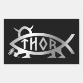 Evolutie - Dun rechthoekige Sticker (Voorkant)