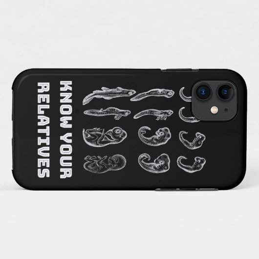 Evolutie Embryogenese Case-Mate iPhone Case (Achterkant (horizontaal))