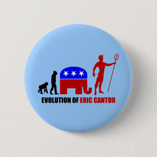 evolutie Eric Cantor Ronde Button 5,7 Cm