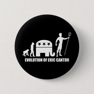 evolutie Eric Cantor Ronde Button 5,7 Cm