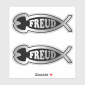 Evolutie - Freud x 2 Sticker (Vel)