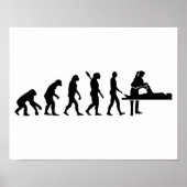 Evolutie fysiotherapeut poster (Voorkant)