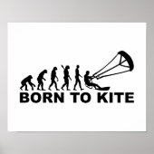 Evolutie, geboren in kite poster (Voorkant)