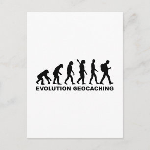 Evolutie Geocaching Briefkaart