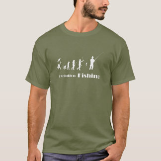 Evolutie Gevist - Geboren op vis, vissersboten T-shirt
