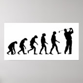 Evolutie Golf Poster (Voorkant)