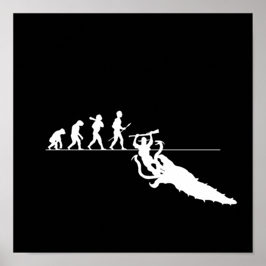 Evolutie Graboïde omgekeerd Poster (Voorkant)