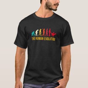 Evolutie Grafische Botanische Bloemen Tuinieren Pl T-shirt