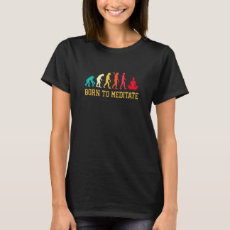Evolutie Grafische Meditatie Relaxatie T-shirt