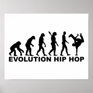 Evolutie hip hop poster