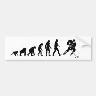 Evolutie Hockey-Bumpersticker Bumpersticker