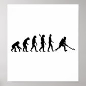 Evolutie-hockey Poster (Voorkant)