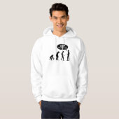evolutie hoodie (Voorkant volledig)