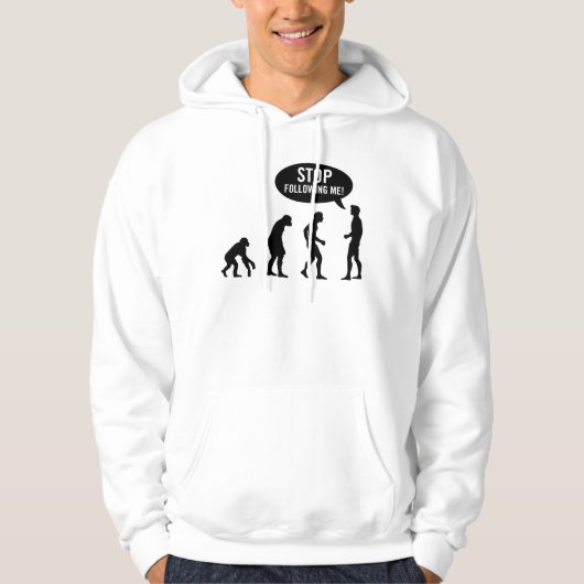 evolutie hoodie (Voorkant)