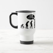 evolutie - hou op me te volgen! reisbeker (Links)