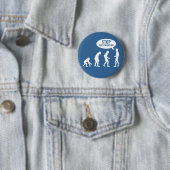 evolutie - hou op me te volgen! ronde button 5,7 cm (In situ)