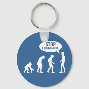 evolutie - hou op me te volgen! sleutelhanger