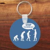 evolutie - hou op me te volgen! sleutelhanger (Voorkant)