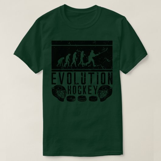 Evolutie Ice Hockey T-shirt (Design voorkant)